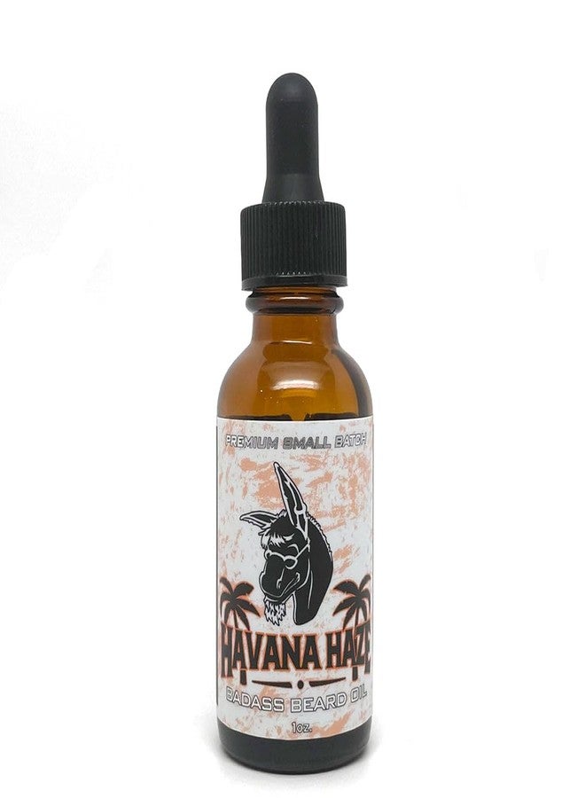 Badass Beard Care Beard Oil For Men - Havana Haze, 1 oz - 100% Natural and Organic Food-grade Ingredients, Soften Hair and Hydrate Skin - Image 2